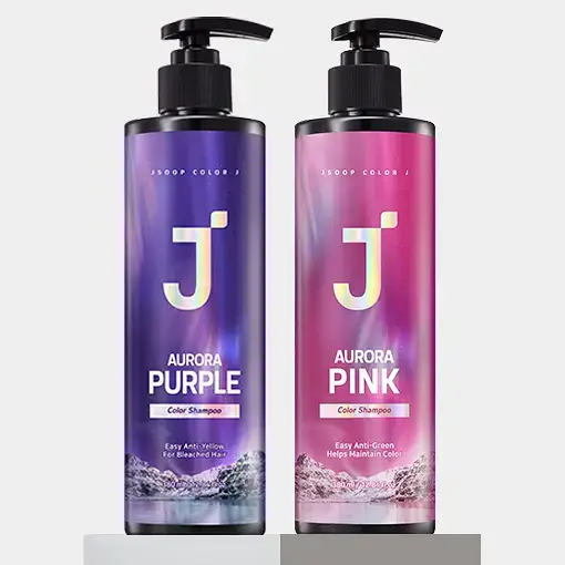 제이숲 컬러제이 오로라 보색 샴푸 (퍼플/핑크) 380ml 2종 택1