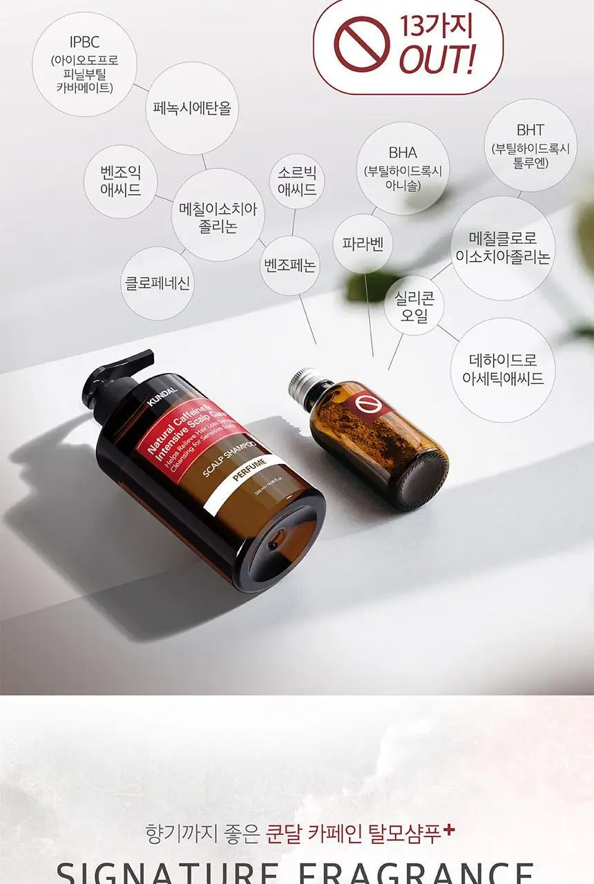 쿤달 카페인 탈모샴푸 베이비파우더 500ml 상세페이지 26