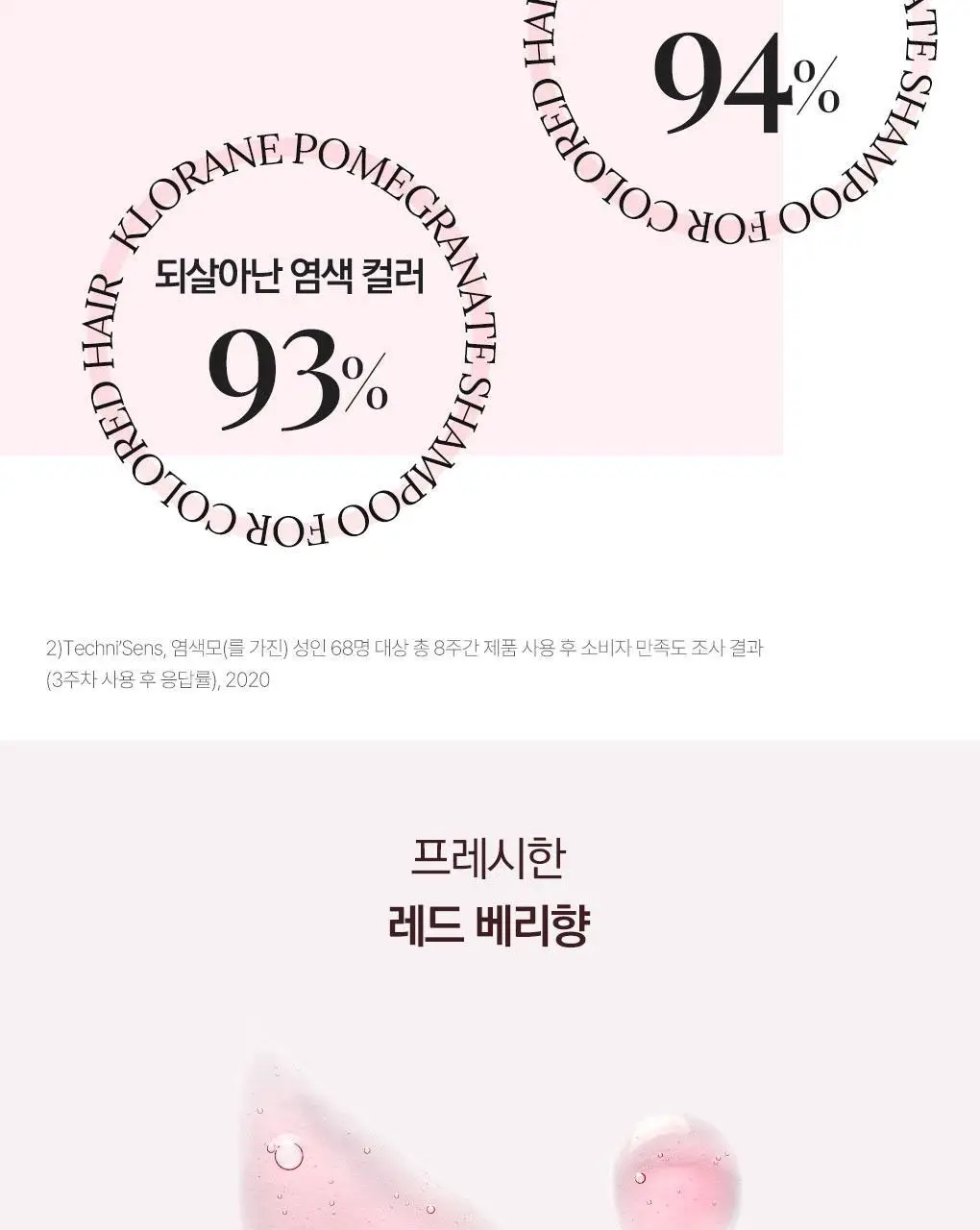 클로란 석류 컬러 프로텍션 샴푸 400ml (염색유지&손상모발) 상세페이지 10
