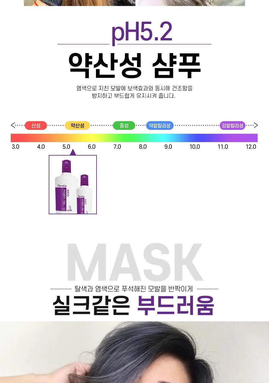 파놀라 노옐로우 보색샴푸 350ml 상세페이지 7