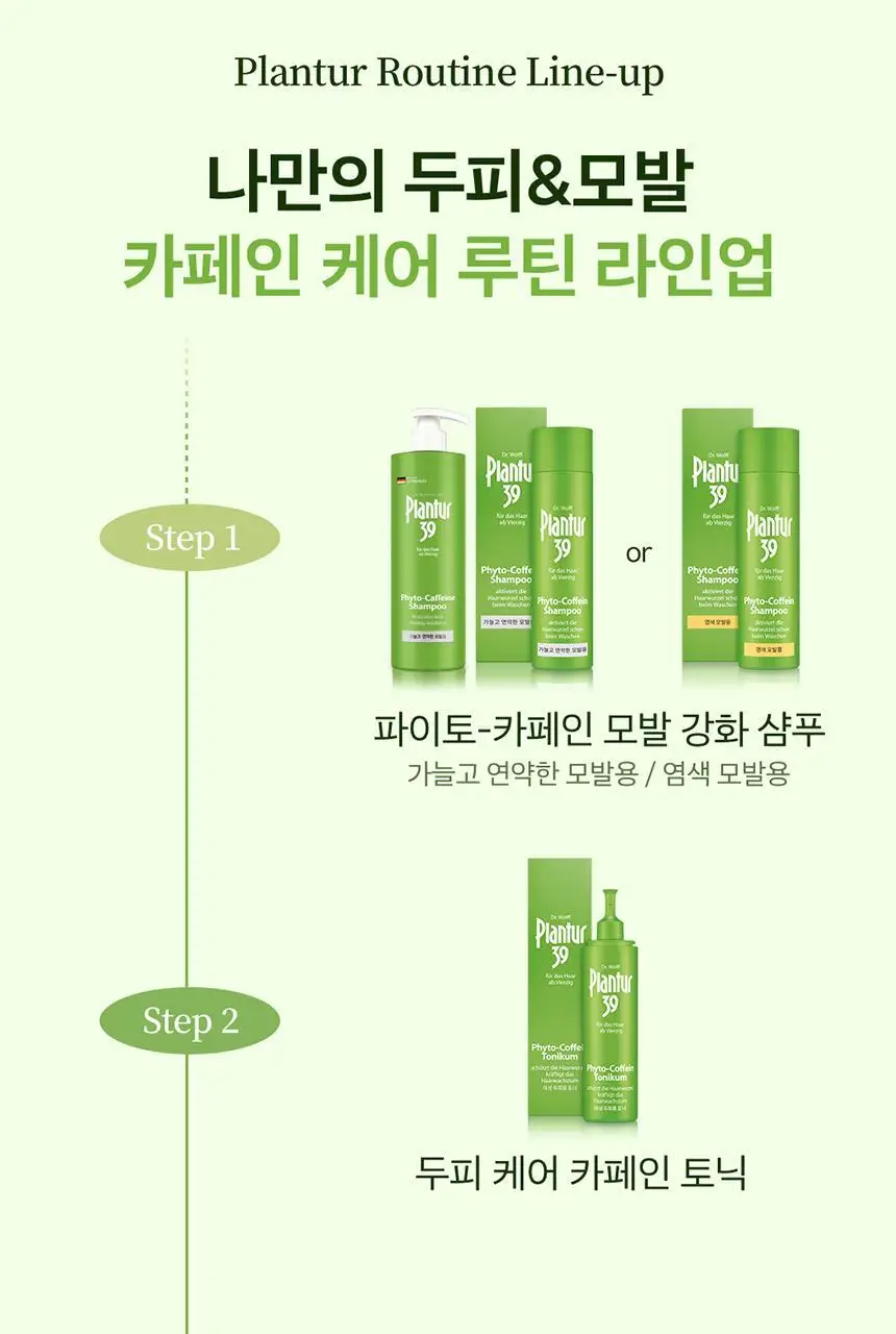 플란투어39 파이토-카페인 샴푸 500ml (연약한 모발용) 상세페이지 20