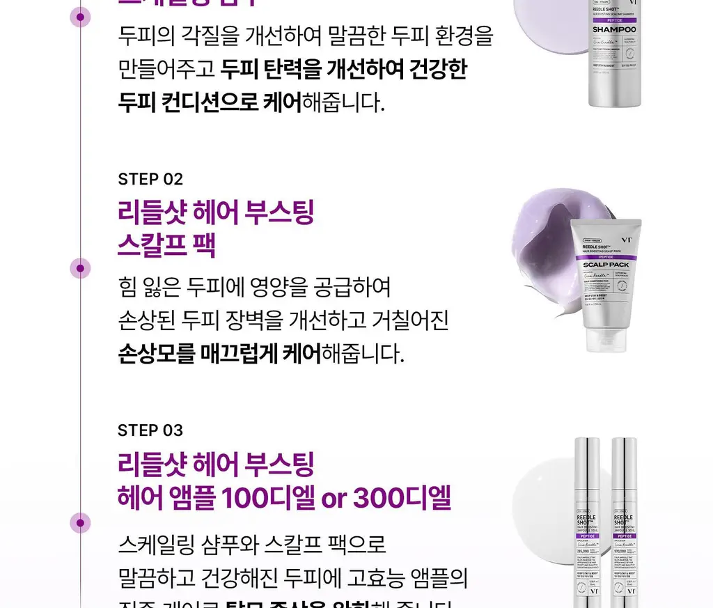 VT 리들샷 헤어 부스팅 스케일링 샴푸 500ml 상세페이지 39