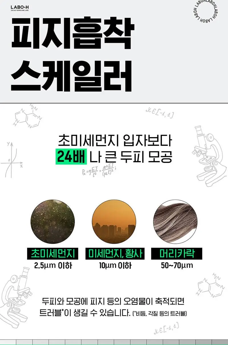 라보에이치 두피강화클리닉 스케일러 탈모증상완화 208G(한정기획 / 단품) 상세페이지 9