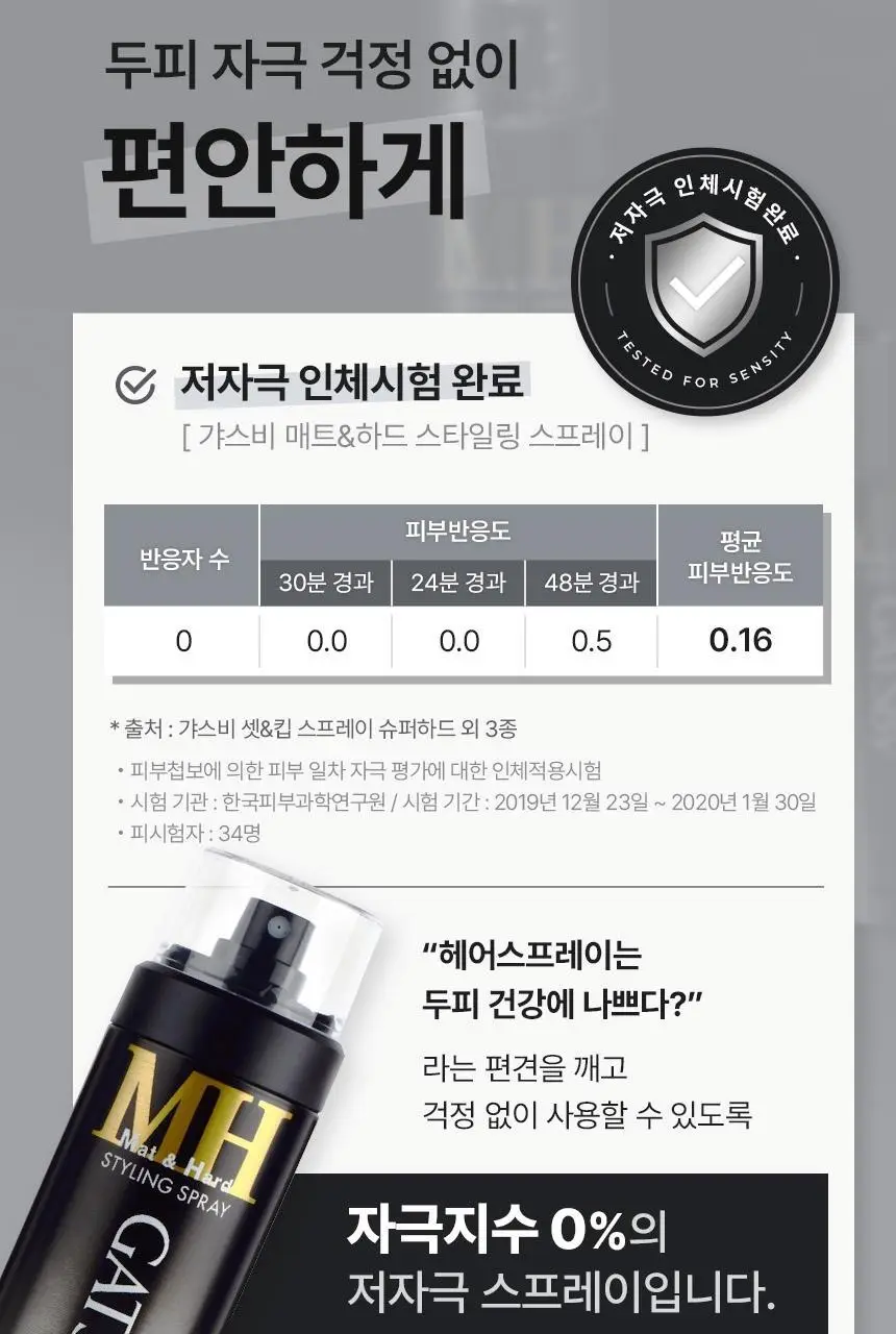 갸스비 스타일링 스프레이 매트&하드 트리플 기획 (200mlx3) 상세페이지 14