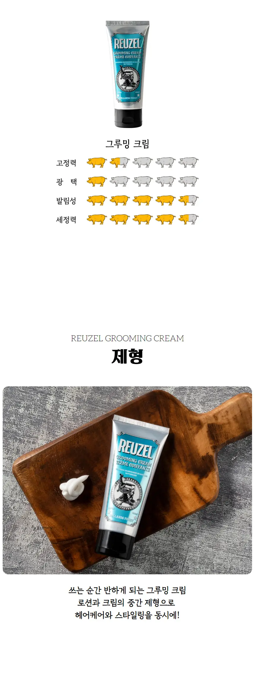 리우젤 그루밍 크림 100ml 상세페이지 3