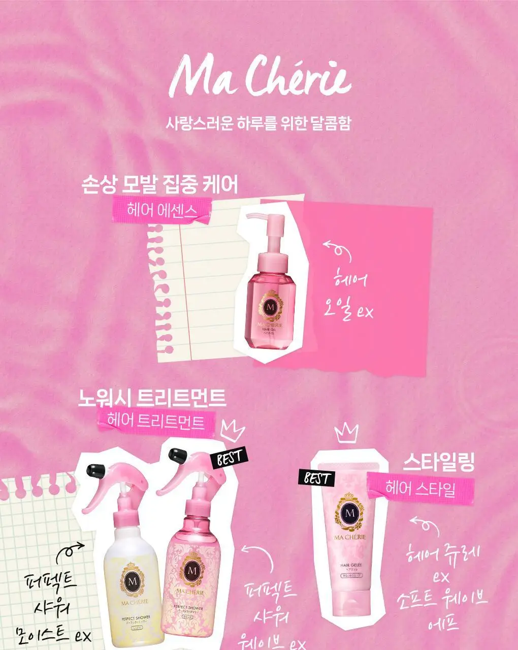 마쉐리 헤어 쥬레 EX 소프트 웨이브 100g 상세페이지 5