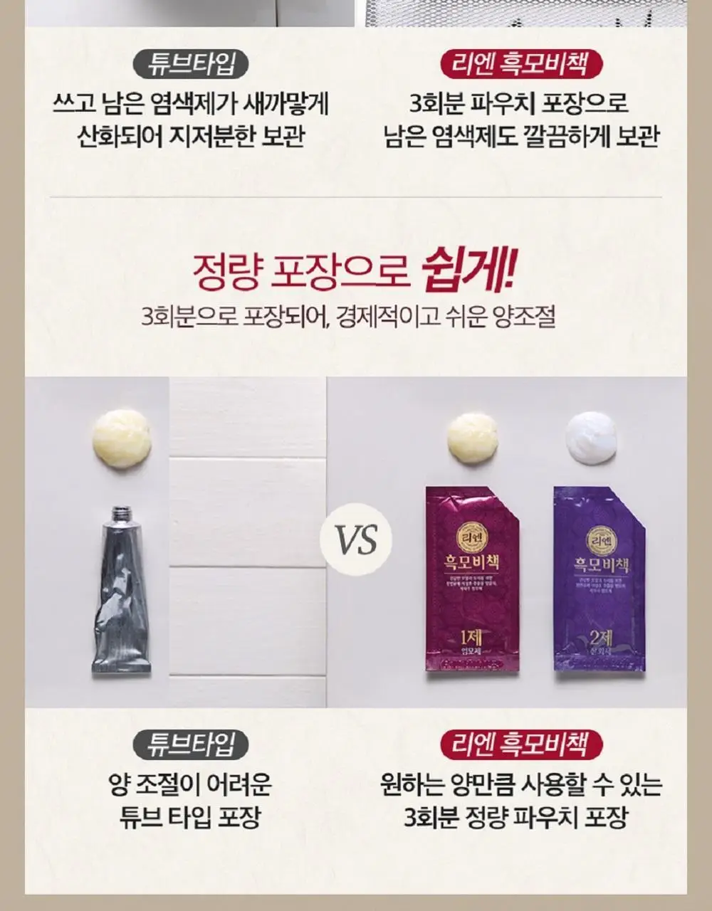 리엔 흑모비책 오리엔탈 새치크림 염색 더블 기획 상세페이지 10