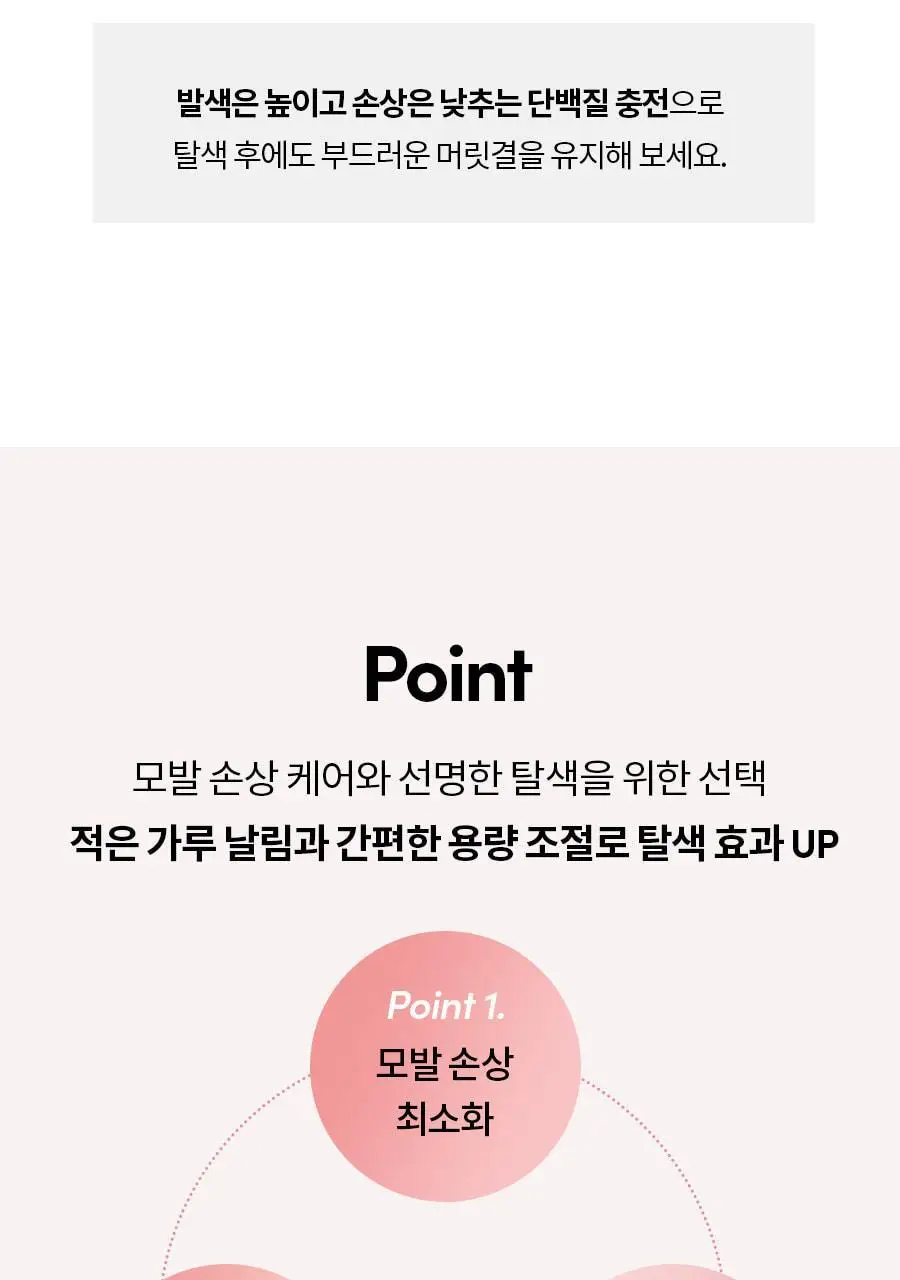 모레모 케라틴 손상 적은 헤어 블리치 (탈색) 상세페이지 5