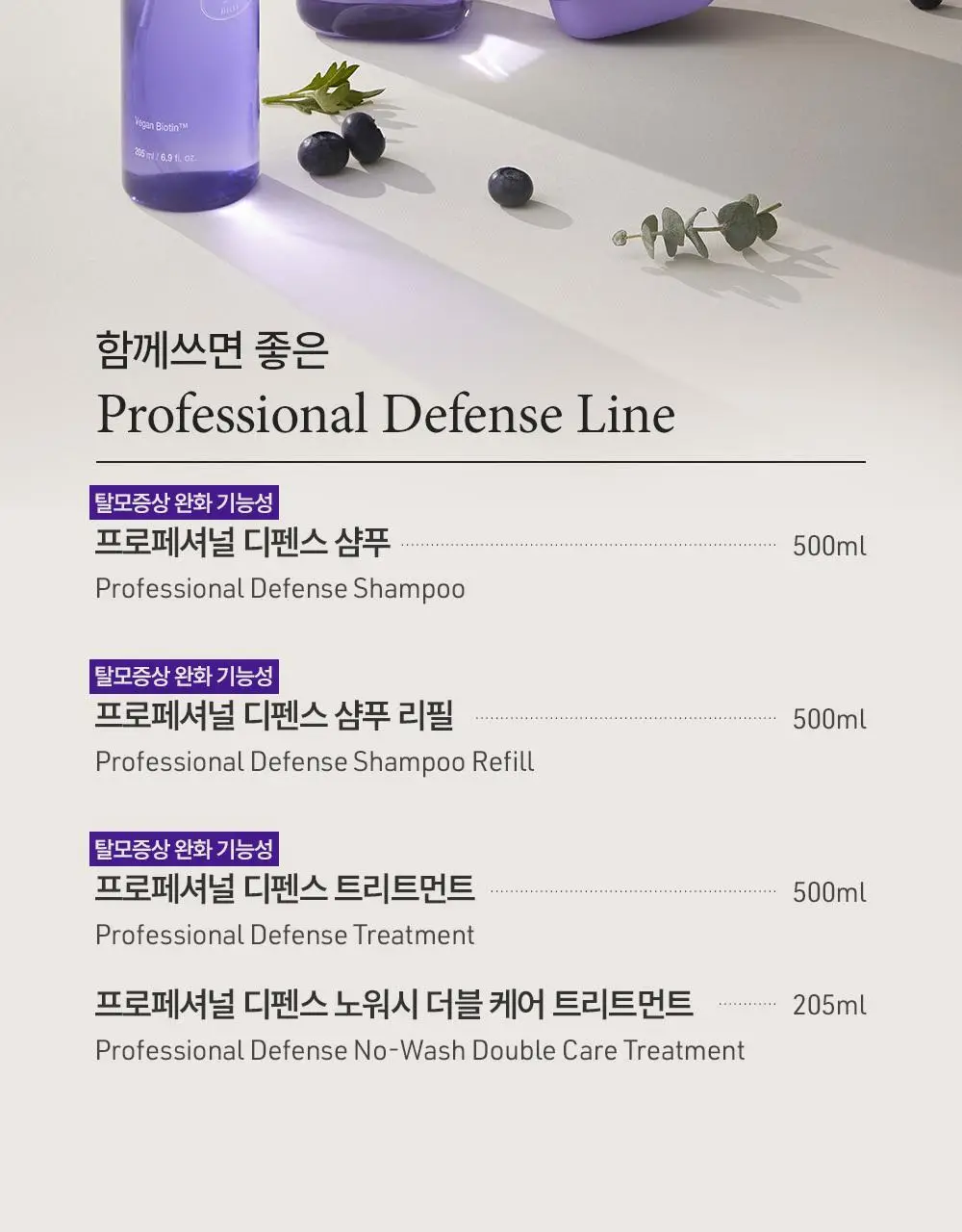 비욘드 프로페셔널 디펜스 노워시 더블 케어 트리트먼트 205ml 상세페이지 17