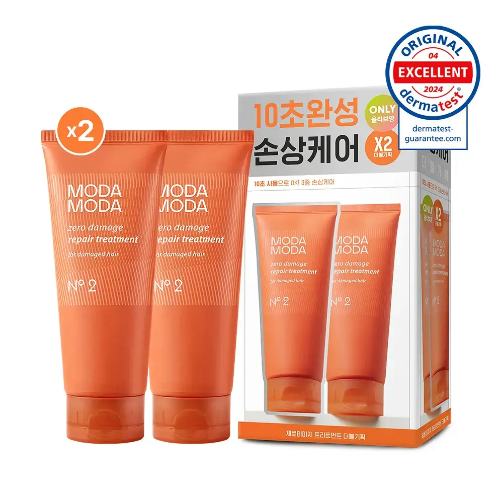 모다모다 제로데미지 리페어 트리트먼트 더블기획(200g+200g)