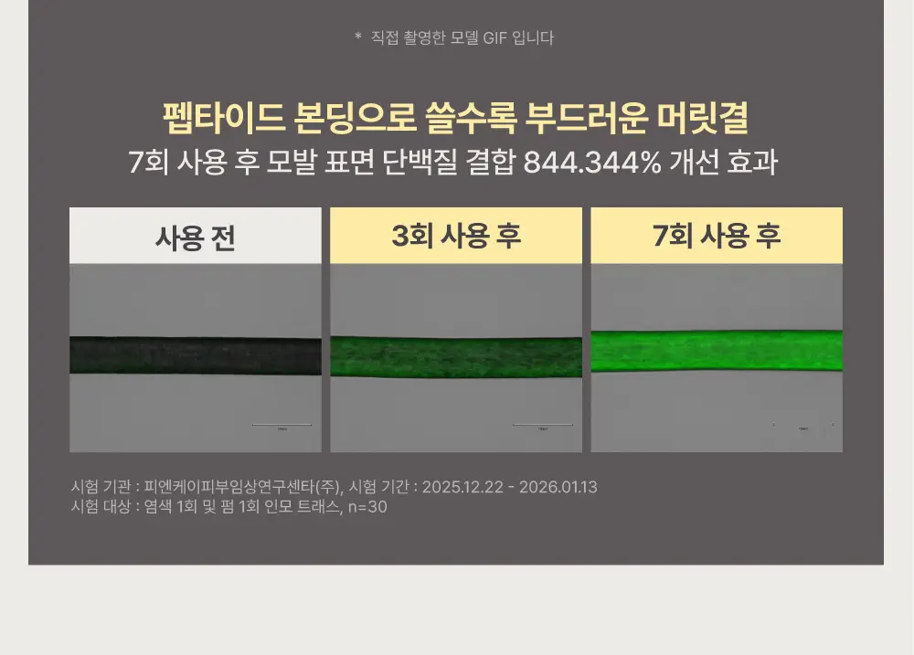 미쟝센 살롱10 펩타이드 리페어 헤어마스크(트리트먼트) 300ML 듀오기획 상세페이지 7