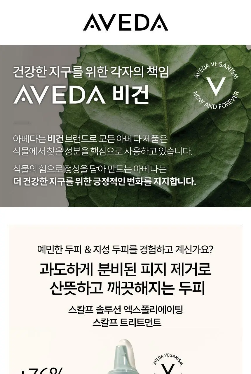 아베다 스칼프솔루션 엑스폴리에이팅 스칼프 트리트먼트 150ml 상세페이지 3