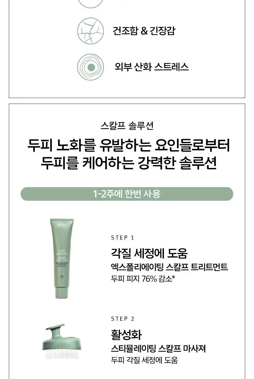 아베다 스칼프솔루션 엑스폴리에이팅 스칼프 트리트먼트 150ml 상세페이지 9