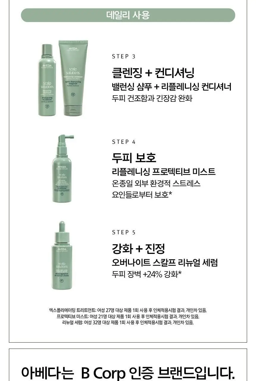 아베다 스칼프솔루션 엑스폴리에이팅 스칼프 트리트먼트 150ml 상세페이지 10