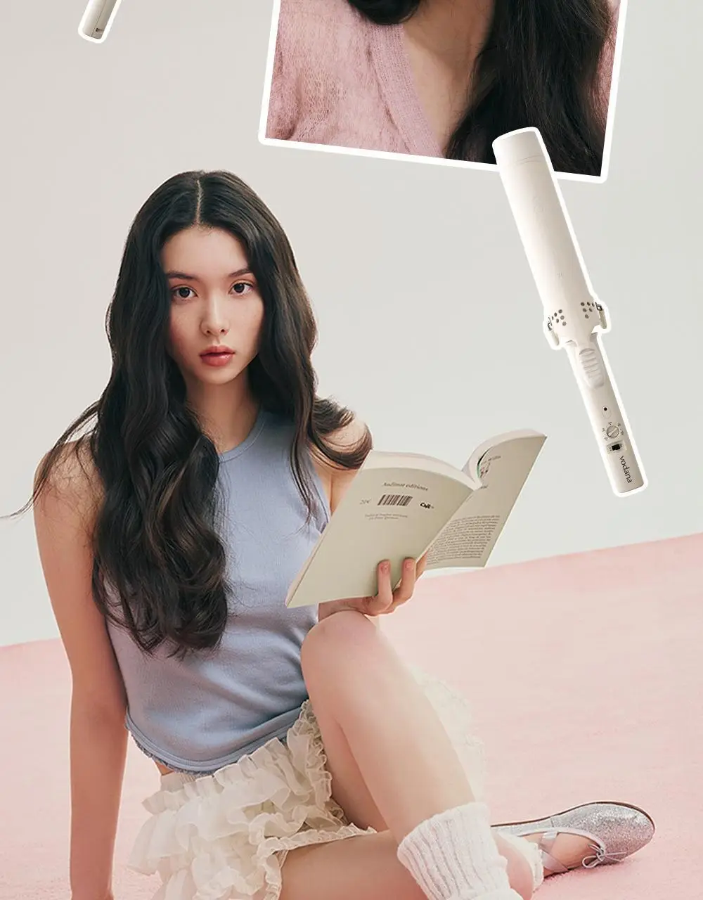 보다나 글램웨이브 롱 봉고데기 38mm 아이보리무드 상세페이지 8