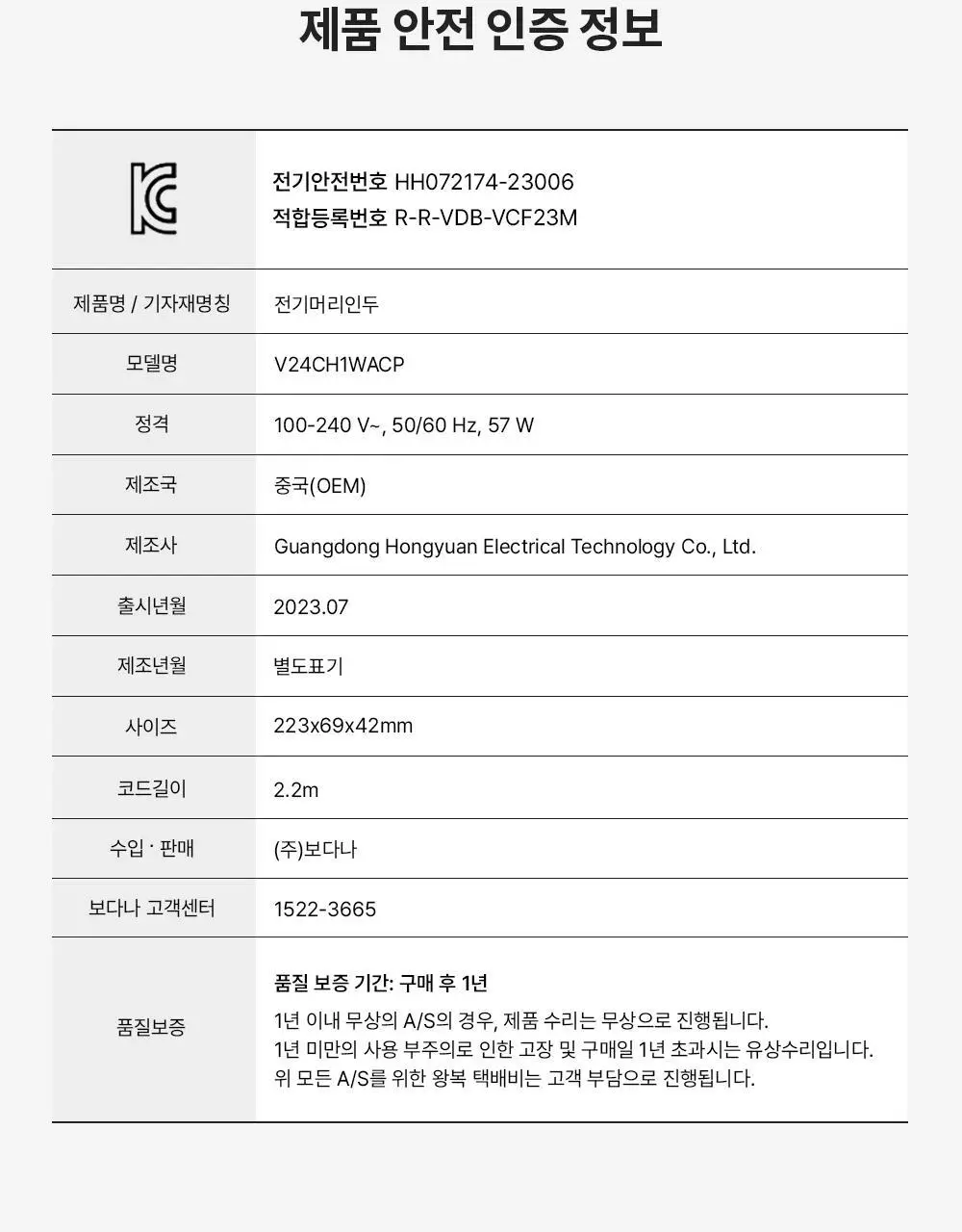 보다나 컴팩트 물결고데기 32mm 파우더블루 상세페이지 21