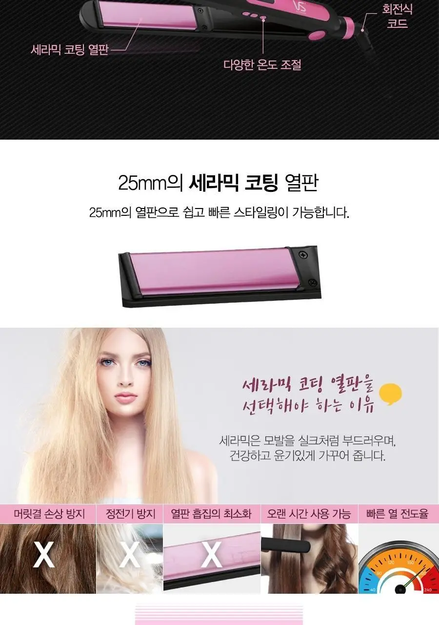 비달사순 세라믹 케어스트레이트너 (VS932K) 상세페이지 3