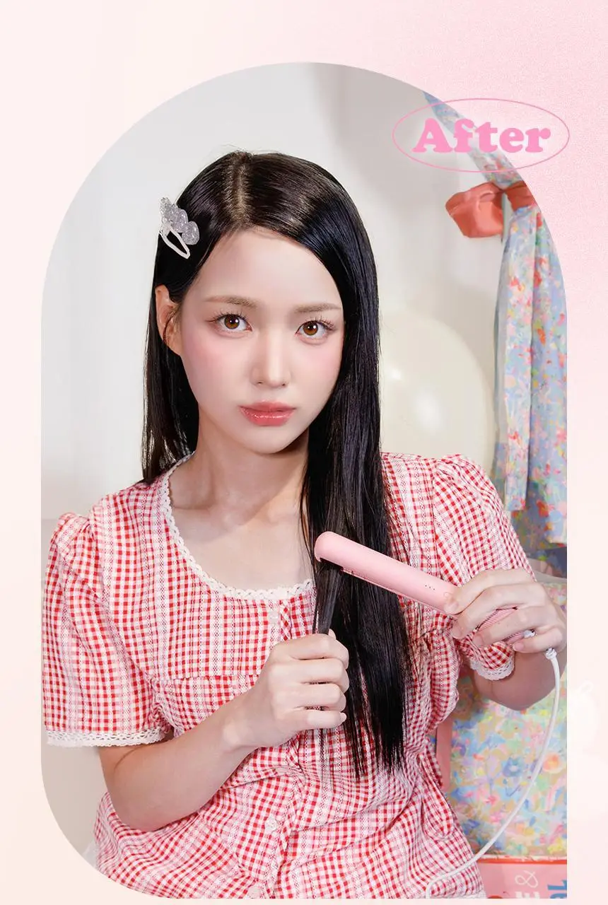 오아 미니핏 휴대용 미니 고데기 프리볼트 여행용 앞머리 헤어 볼륨 고대기 상세페이지 36