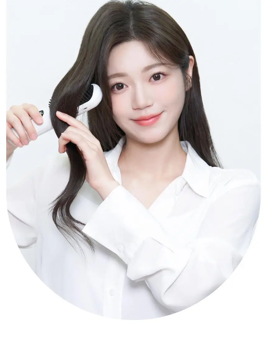 오아 볼륨업 무선 빗 고데기 뿌리 볼륨 남자 다운펌 고대기 매직기 화이트 상세페이지 26