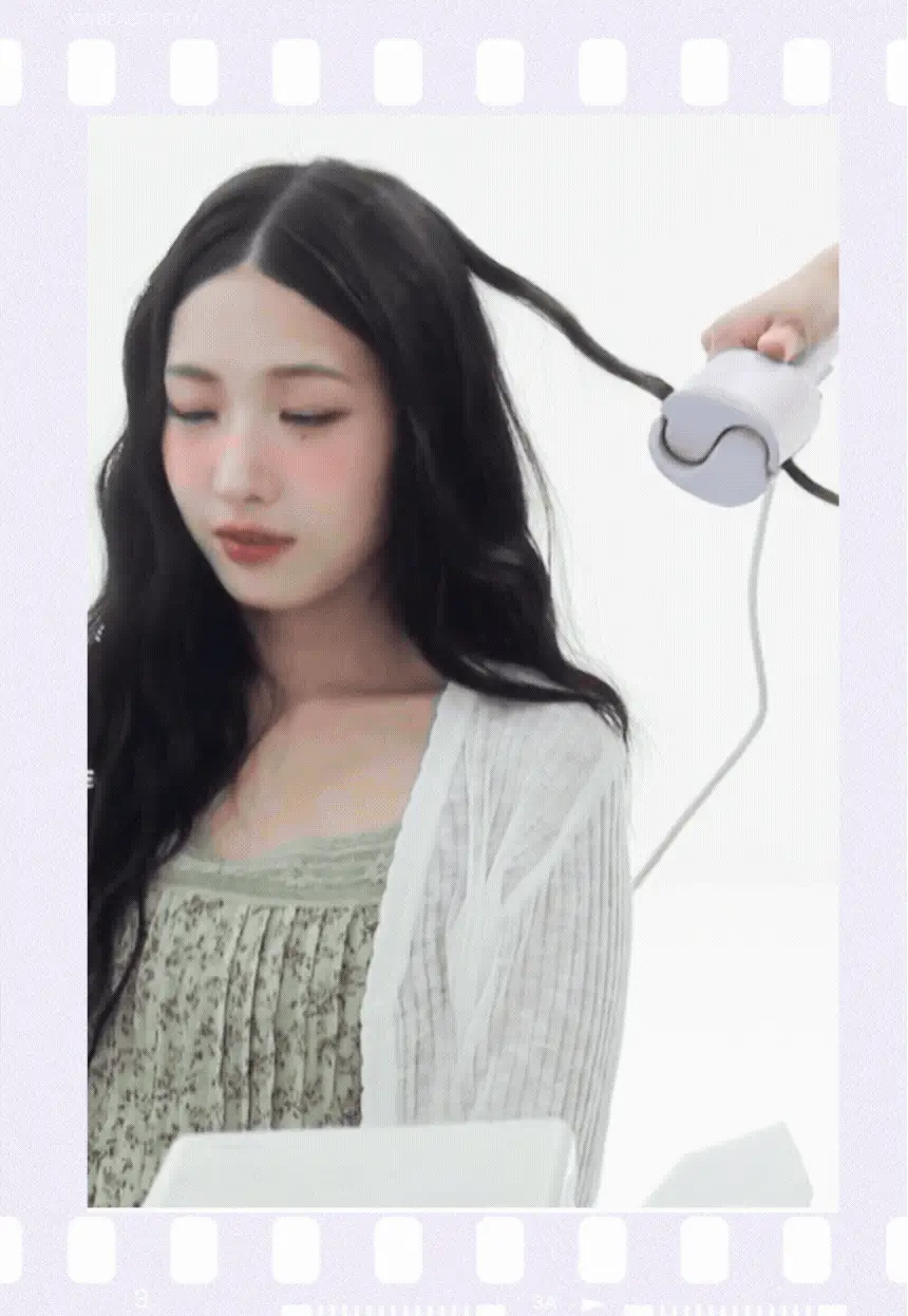 오아 이지 물결 고데기 웨이브 히피펌 볼륨 헤어 물결펌 고대기 프리볼트 상세페이지 9