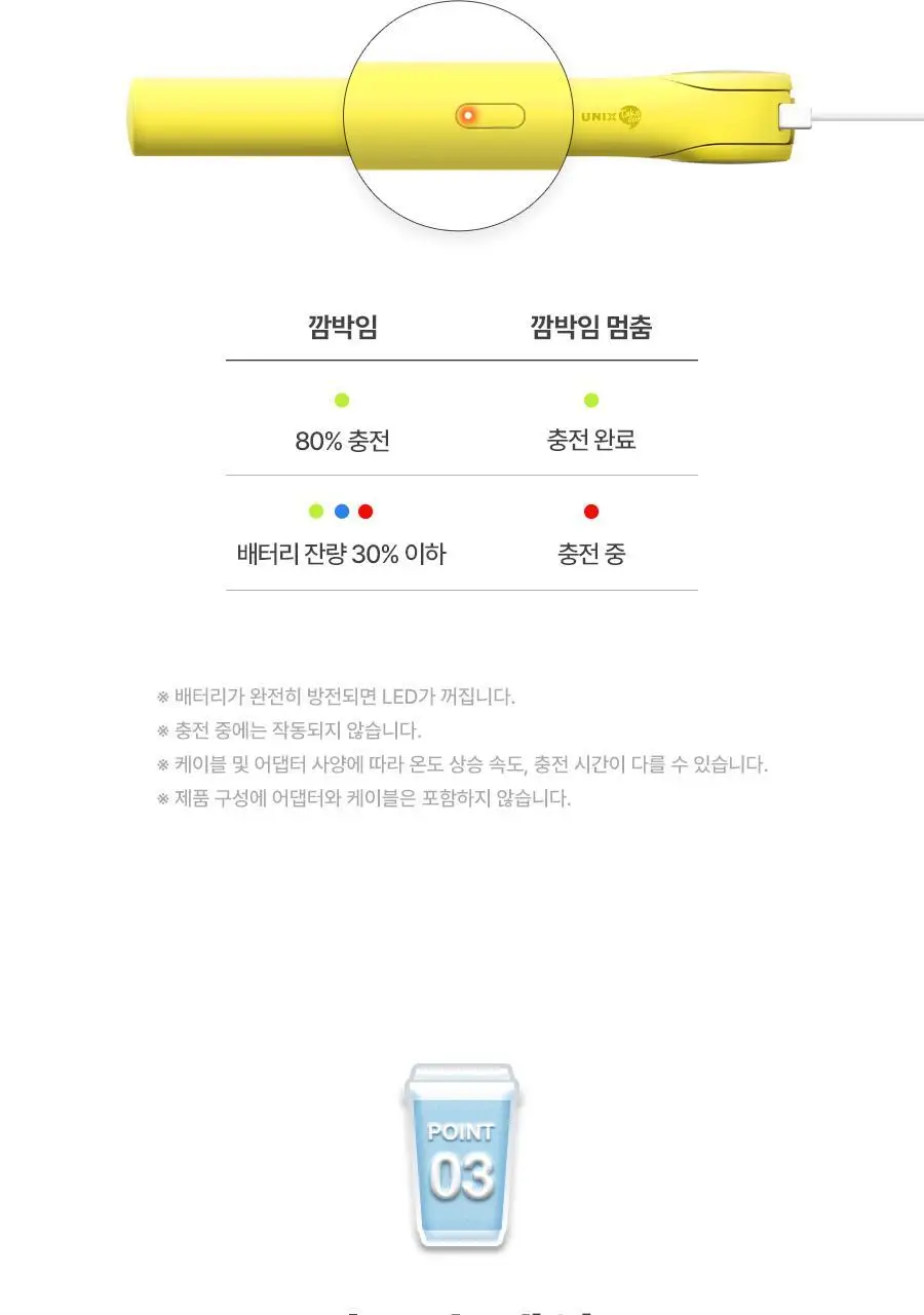 유닉스 테이크아웃 무선고데기 UCI-A4021 라임 상세페이지 9