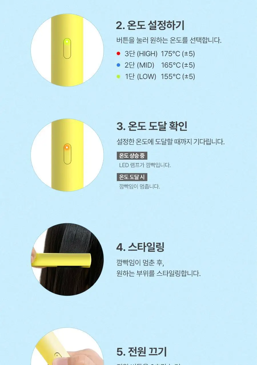 유닉스 테이크아웃 무선고데기 UCI-A4021 라임 상세페이지 18
