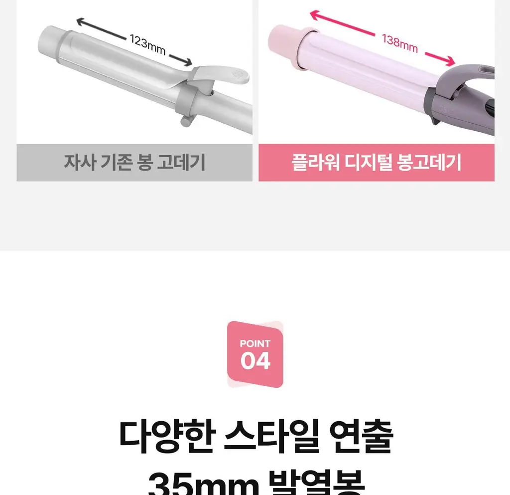 유닉스 플라워봉고데기35mm UCI-A2970 상세페이지 10
