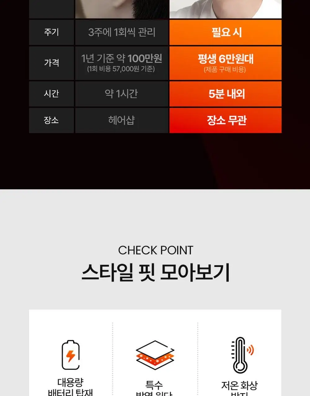 페이스팩토리 다운펌 디바이스 스타일핏 상세페이지 16