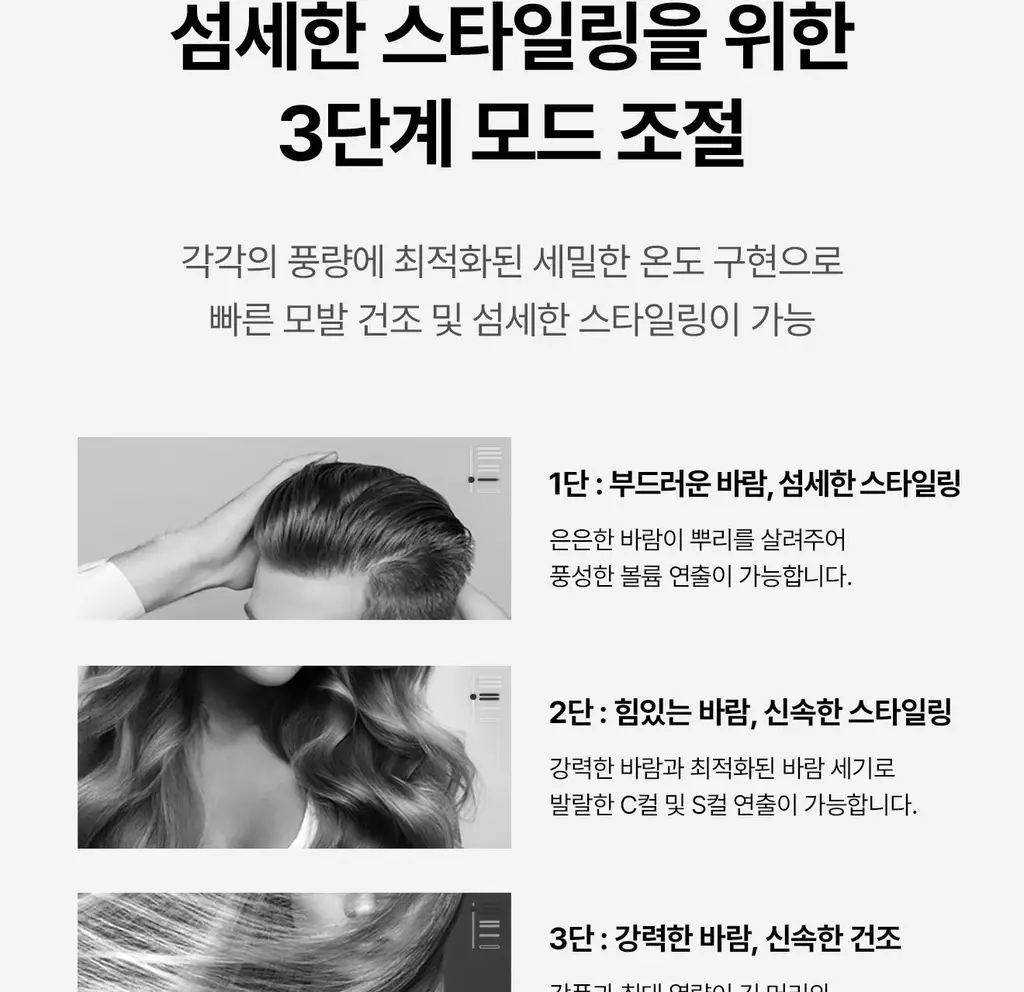 유닉스 슈퍼D+ BLDC 접이식 드라이기 UN-B6011 상세페이지 22