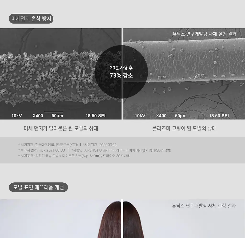 유닉스 에어샷U 플라즈마드라이기 UN-A1940(온) 상세페이지 8