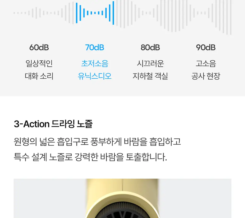 유닉스 BLDC 디오 저소음 경량 드라이기 UN-A7310Y 상세페이지 14
