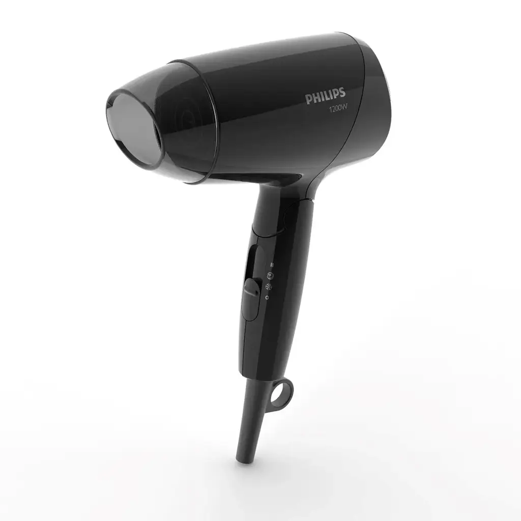 필립스 접이식 휴대용 헤어 드라이기 (BHC010) 블랙 1200W