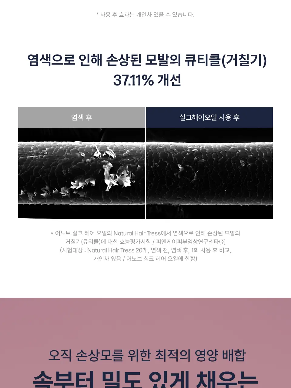 어노브 실크 헤어 오일 에센스 70ml 더블 기획 (텐더블룸/웜페탈) 상세페이지 23