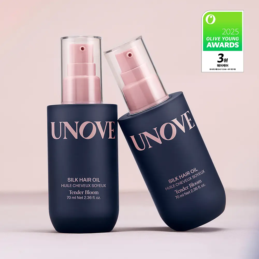 어노브 실크 헤어 오일 에센스 70ml 더블 기획 (텐더블룸/웜페탈)