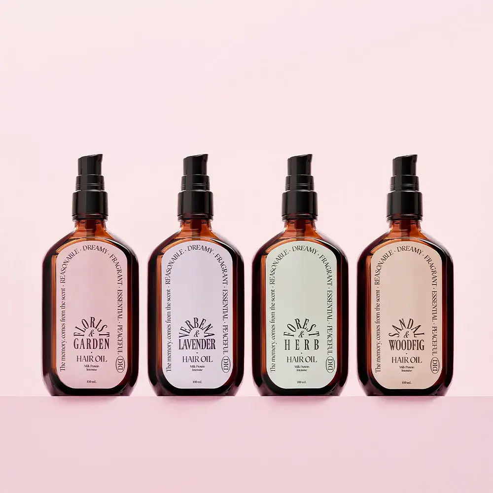 오디드 밀크프로틴 인텐시브 헤어오일 100ML 4종