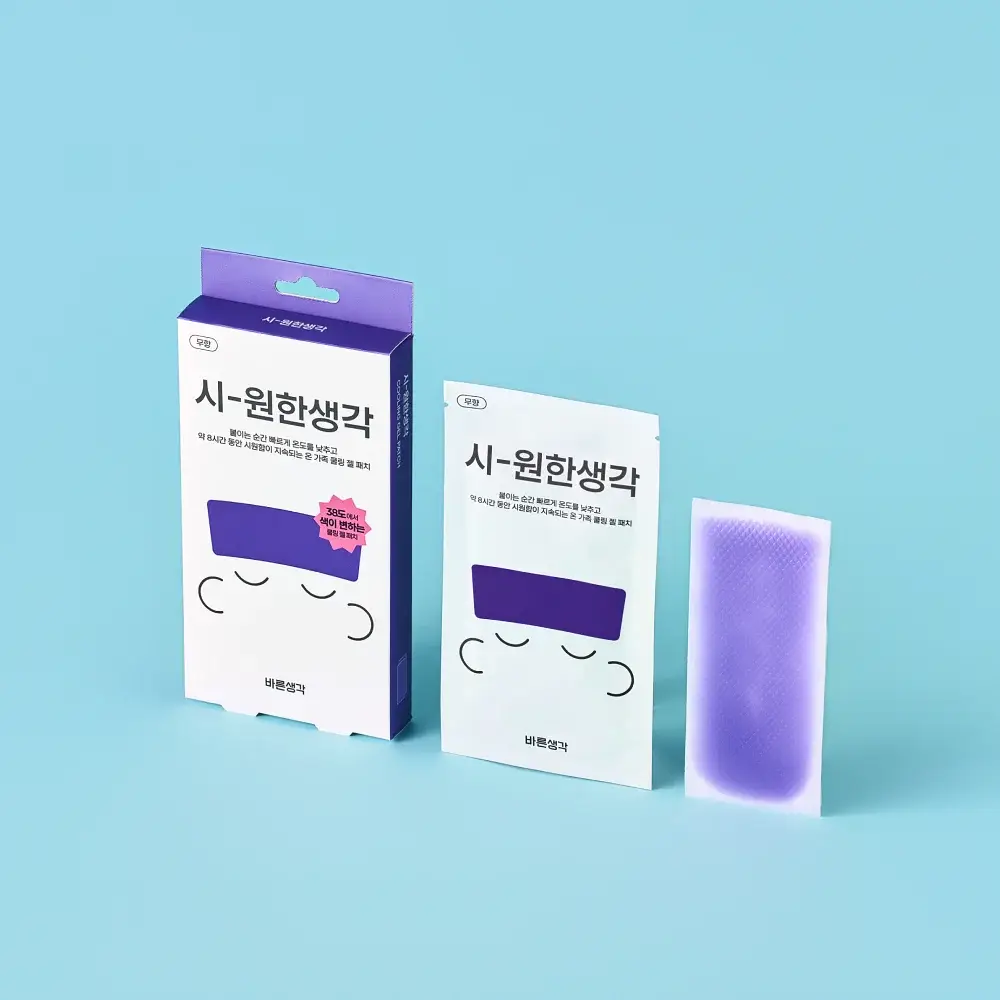 바른생각 시-원한생각 쿨링패치 4개입 (무향)