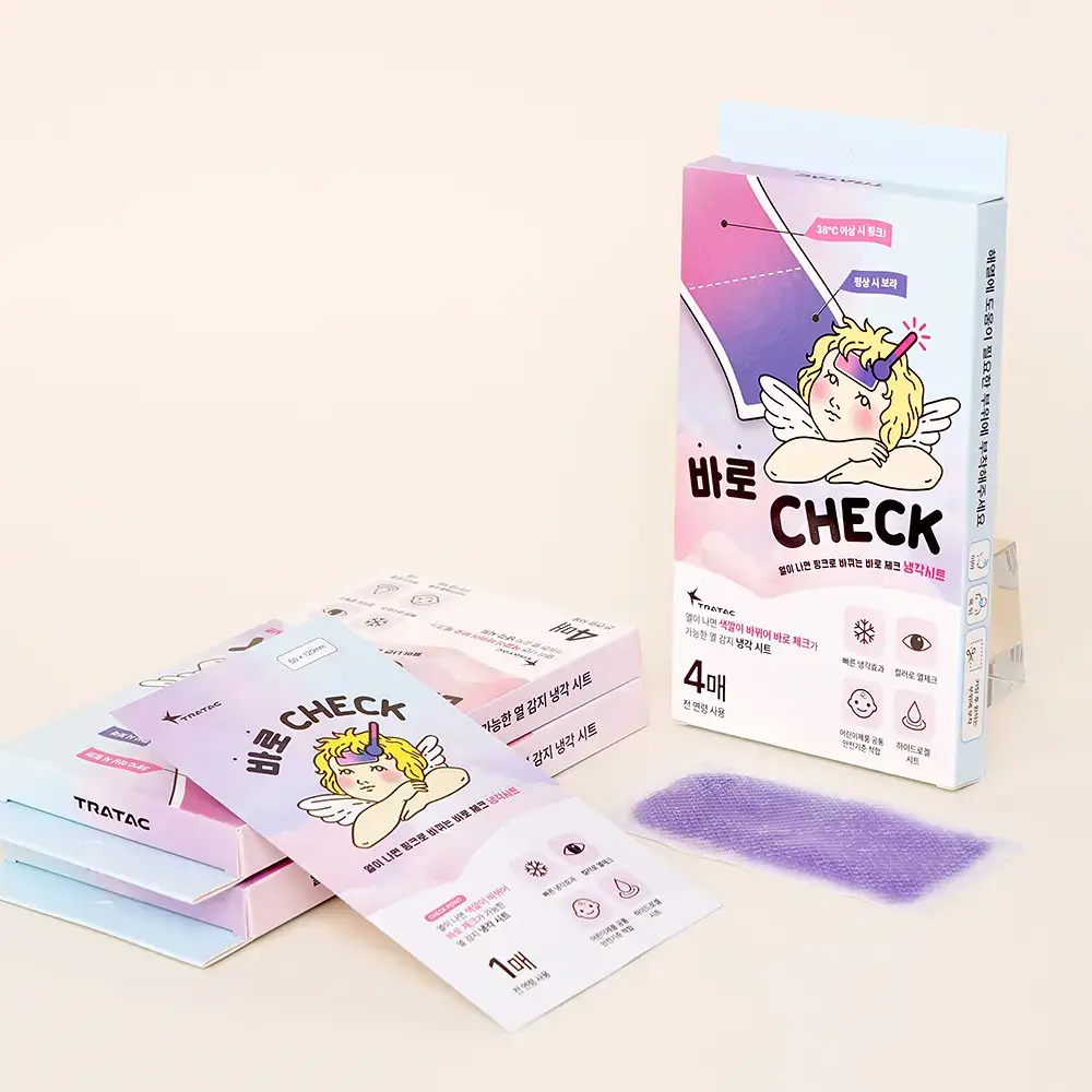 트라택 바로체크 쿨링패치 냉각시트 (4매입)