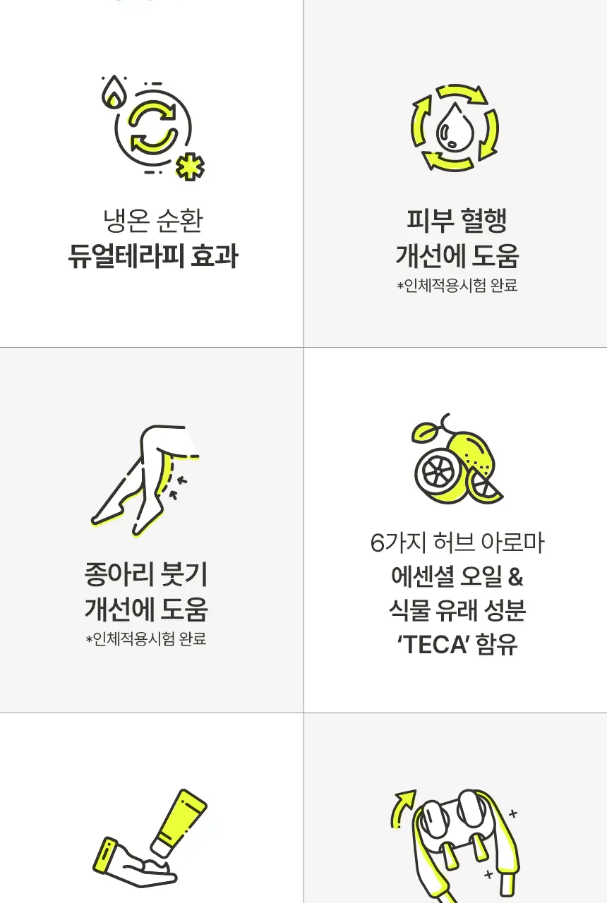 센시안 핫앤쿨 바디테라피 겔 100ml 상세페이지 2