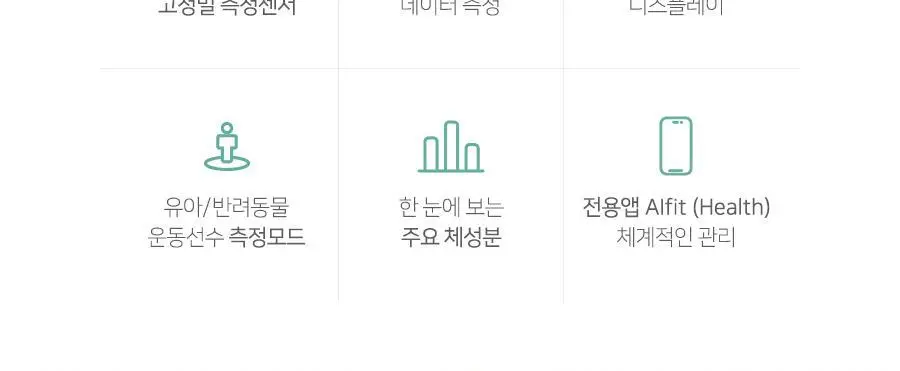 무아스 스마트 헬스케어 LCD 체지방 체중계 가정용 체성분 디지털 프로 상세페이지 2