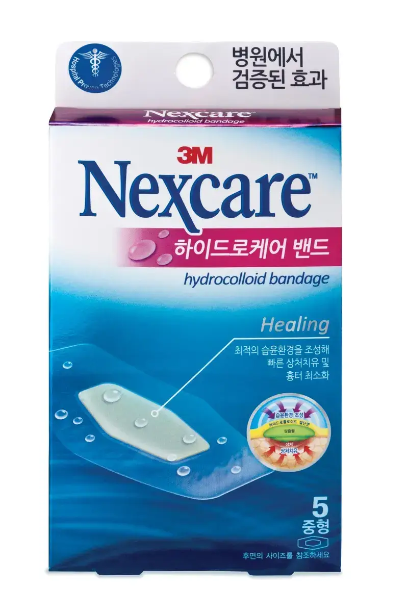 3M 넥스케어 하이드로케어밴드 5매 (중형)