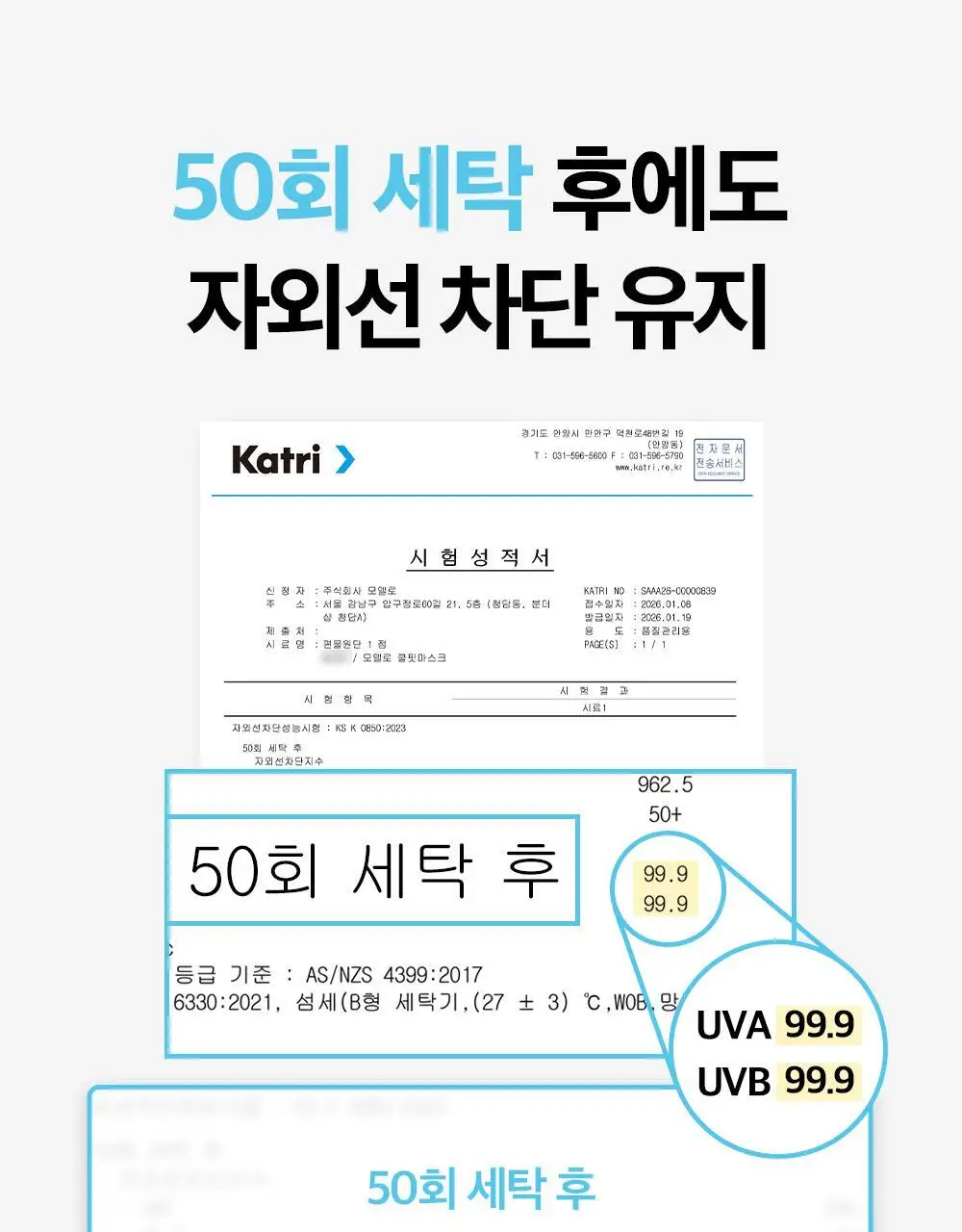 모델로 UV 프로텍션 쿨핏 마스크 상세페이지 33