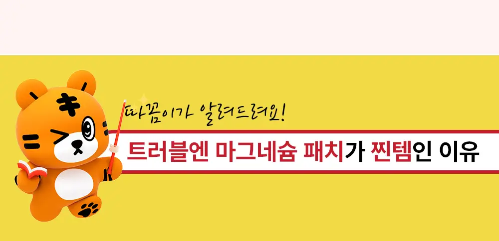 스노우투플러스 따꼼 호랑이 패치 소형 16매 상세페이지 11