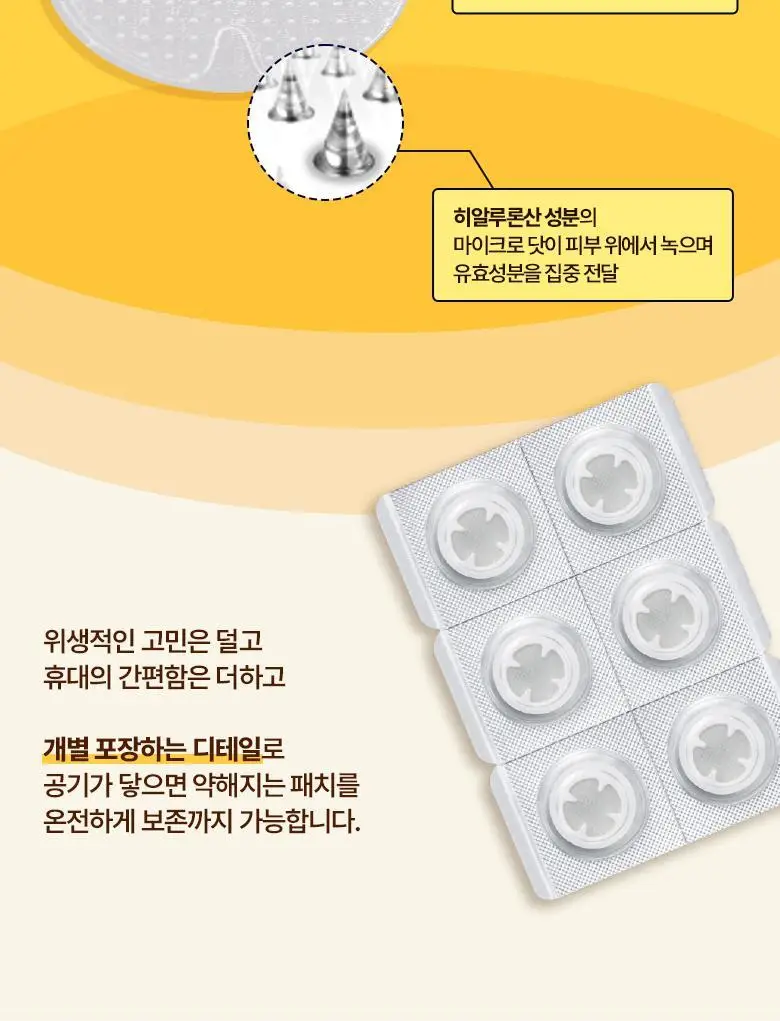 케어플러스 글루타치온 미백 마이크로 닷 패치 (12매/24매/와이드(+8매 증정)) 상세페이지 9