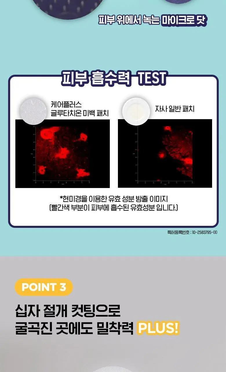 케어플러스 글루타치온 미백 패치 12매 상세페이지 13